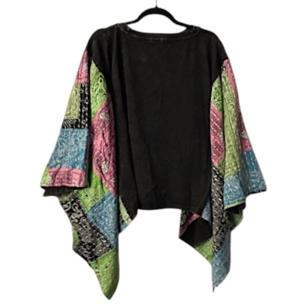VTG Billy Joel 1994 Concert Oversized Tee With M/L Patchwork Kimono Sleeve Boho - Picture 2 of 16